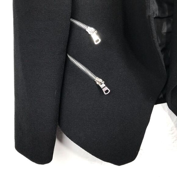 Dex exposed zipper Black Blazer - Picture 6 of 9